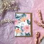 Happy Birthday Pink Floral Card, thumbnail 5 of 5