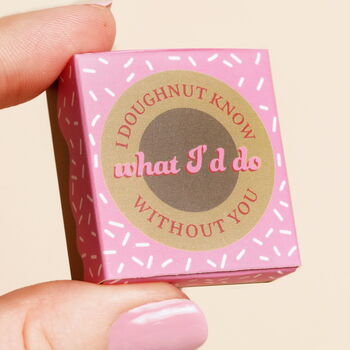 Tiny Matchbox Ceramic Doughnut Token, 3 of 3