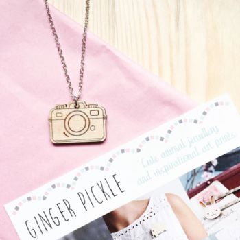 Wooden Camera Necklace, 8 of 10