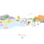 Jersey Channel Islands Skyline Art Print, thumbnail 2 of 2