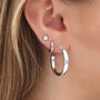 Sterling Silver Or Gold Plated Hoop Earrings, thumbnail 2 of 6