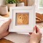 Personalised 7th Anniversary Gift Handmade Copper Heart, thumbnail 1 of 9