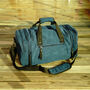 Canvas Holdall Duffel With Side Pockets, thumbnail 9 of 12