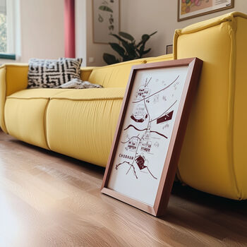 Personalised Our Favourites Places/Map Poster, 2 of 4