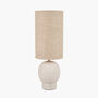 Coastal Sandstone Table Lamp With Cream Shade, thumbnail 3 of 8