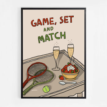 Game, Set And Match Print, 7 of 9