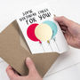 Balloon Birthday Scratch Card, thumbnail 3 of 5