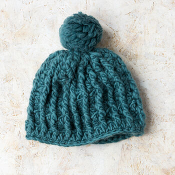 Melanie Pompom Hat Crochet Kit, 4 of 7