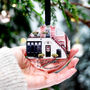 Personalised Photo First Christmas In New Home Bauble, thumbnail 4 of 8