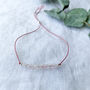 Rose Quartz Silk Bracelet, thumbnail 5 of 6