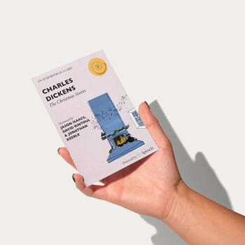 Charles Dickens Christmas Stories Audiobook Card Christmas Gift, 2 of 12