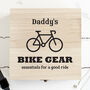 Personalised Wooden Cycling Gear Storage Box, thumbnail 1 of 2