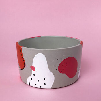 Medium Patterned Concrete Pot, 5 of 6