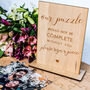 Wedding Puzzle Guestbook Personalised With Custom Photo, thumbnail 6 of 12