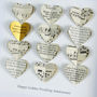 Personalised Golden Wedding Anniversary Heart Gift, thumbnail 11 of 12
