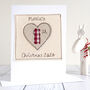 Personalised Heart 1st Christmas Card For Baby Girl, Daughter, Granddaughter, thumbnail 1 of 12