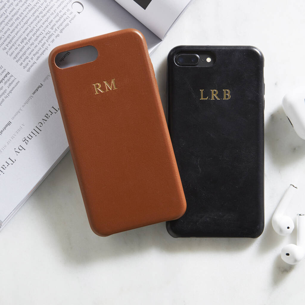 Leather Personalised Phone Case, 1 of 5