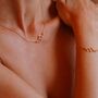 Leo Zodiac Constellation Necklace, thumbnail 1 of 2