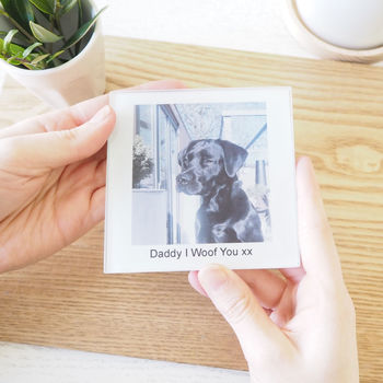 Personalised Glass Pet Photo Coaster, 2 of 2