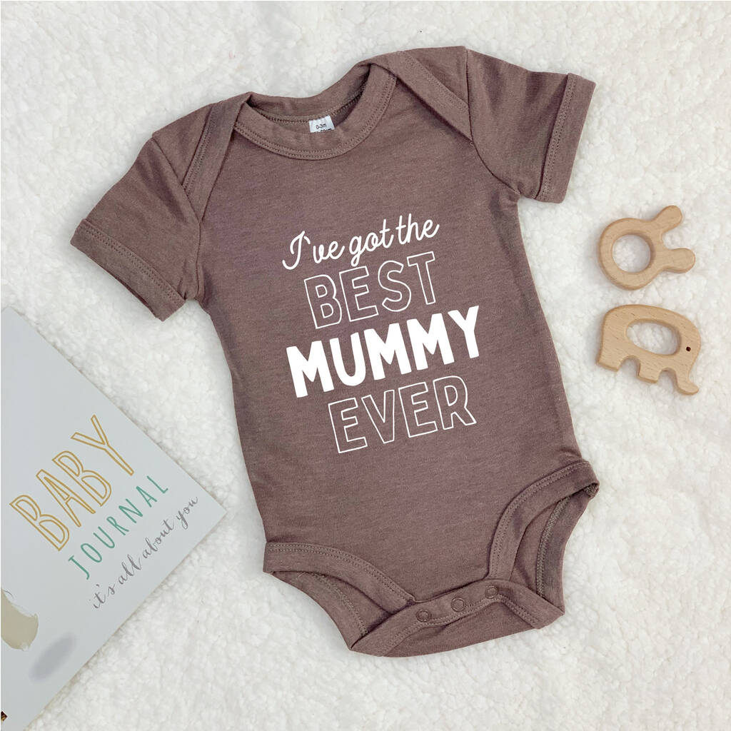 I Have The World's Greatest Mum Mother's Day Unisex Baby Grow Bodysuit 