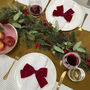 Velvet Napkin Bows, thumbnail 3 of 10