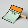 Kenilworth Road Monopoly Luton Football Print, thumbnail 2 of 2