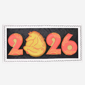 Biscuiteers Hand Iced Chinese New Year Large Letterbox Biscuits, 2 of 2