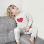 Kids Heart Pyjamas, thumbnail 3 of 5