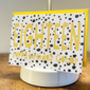 Spotty Personalised 18th Birthday Card Six Colours, thumbnail 7 of 7