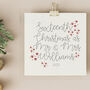 Personalised Years Married Script Christmas Card, thumbnail 1 of 2