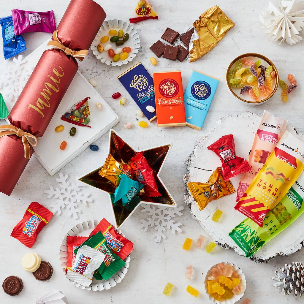Luxury Personalised Christmas Cracker: Family Treats, 1 of 6