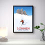 Three Zinnen Ski Resort Poster, thumbnail 2 of 6