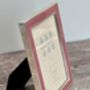 Sixtrees Pink Patterned Border Photo Frame, Four X Six, thumbnail 3 of 3