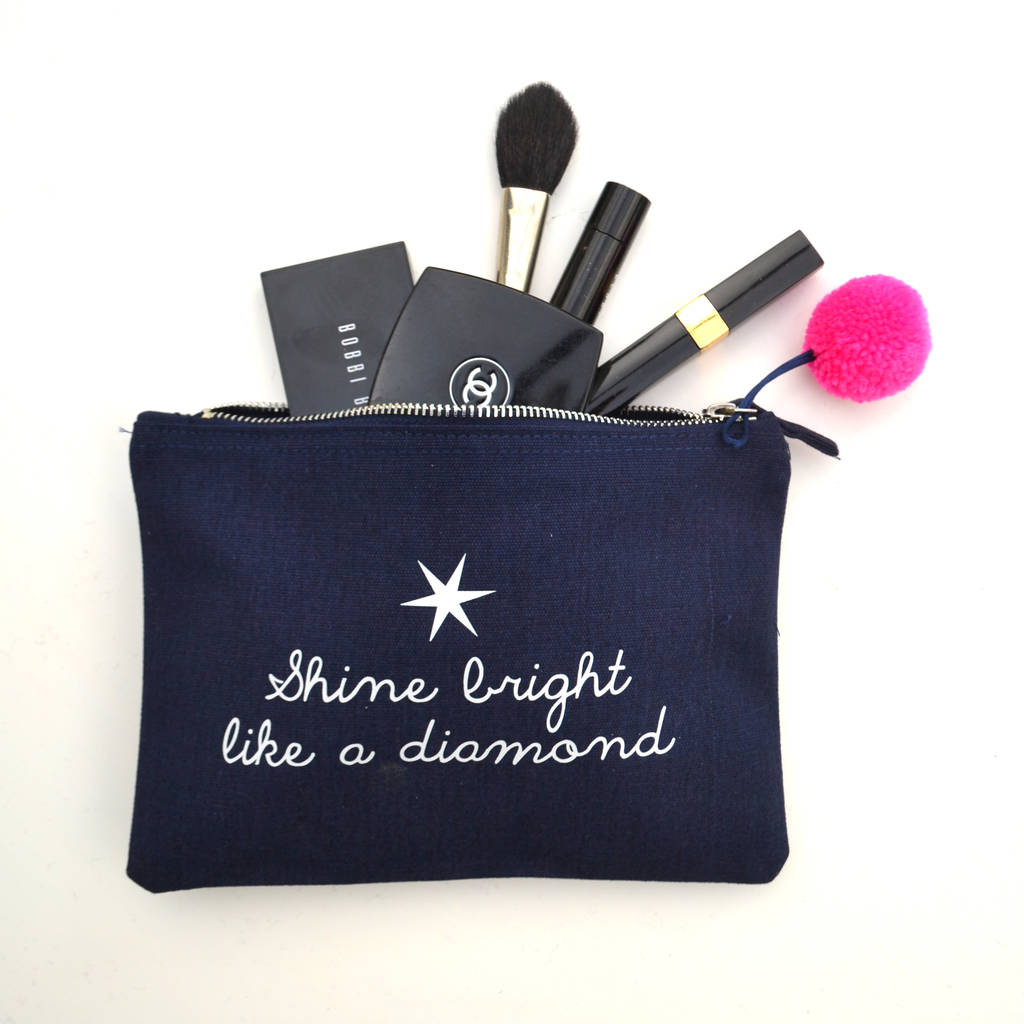 Shine Bright Make Up Bag By Leonora Hammond