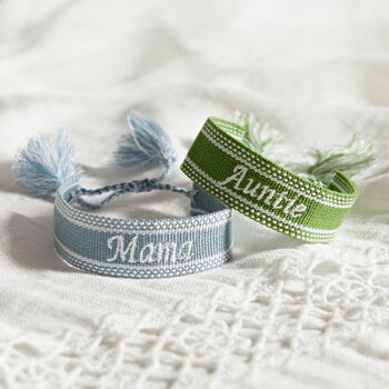 Personalised Woven Tassel Bracelet, 6 of 6