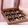 Personalised Luxury Wooden Tic Tac Toe Game, thumbnail 3 of 4