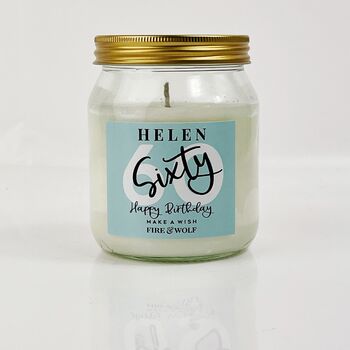 60th Special Birthday Candle | Personalised, 4 of 4