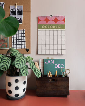 *Pre Order* 2026 Illustrated Patterned Wall Calendar, 11 of 12