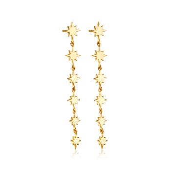 Shooting Star Dangly Earrings, 2 of 4