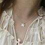 Sterling Silver Solid Star Pendant Necklace, thumbnail 3 of 6