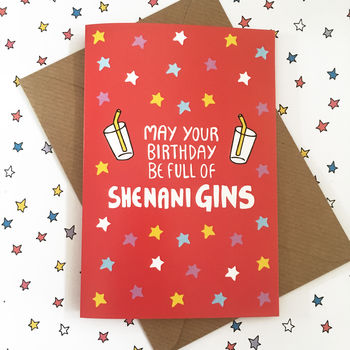 Funny Gin Birthday Card Birthday Shenanigins, 4 of 5