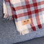 Personalised Couples Initials Blanket Or Throw, thumbnail 1 of 6