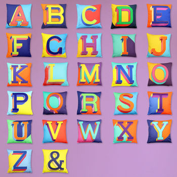 Alphabet Letter Cushion, 11 of 11