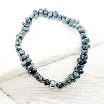 Beaded Natural Stone Bracelet Gift For Him, 4 of 6