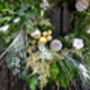 Christmas Wreath Making Kit In Gold And White, thumbnail 3 of 8