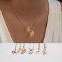 Dainty Initial Necklace, thumbnail 1 of 10