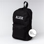 Black Personalised Name And Design Unisex Mini Backpack, thumbnail 3 of 4