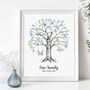 Family Fingerprint Tree, Christening Tree, thumbnail 1 of 4
