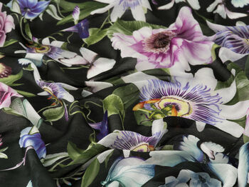 Silk Scarf Bohemian Floral Winter Scarf 130 X130cm, 3 of 5