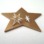 Serling Silver Northern Star Earrings, thumbnail 4 of 8
